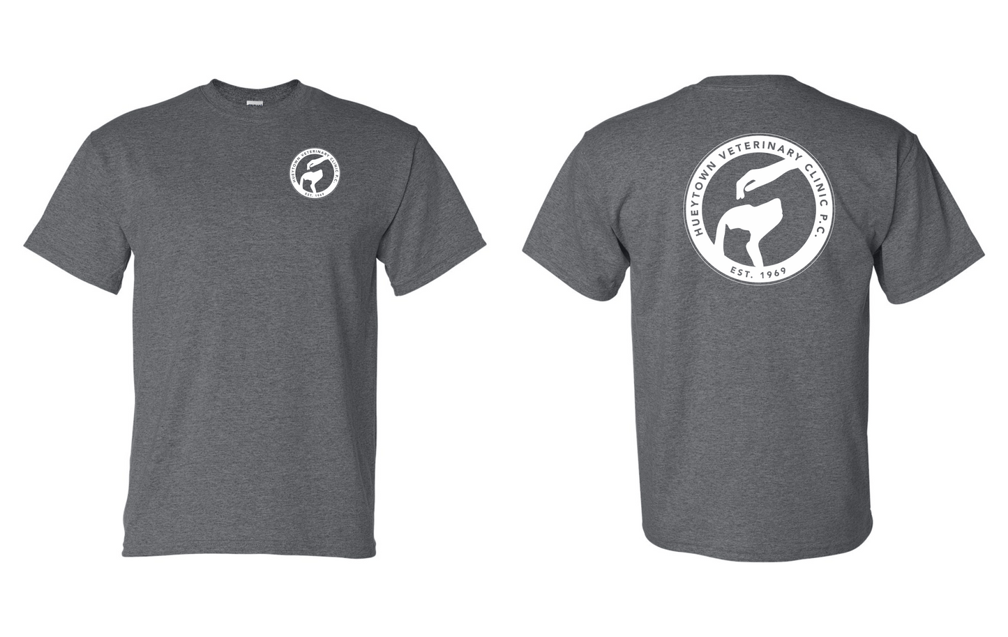 Gildan 50/50 Dark Heather Short Sleeve T-shirt