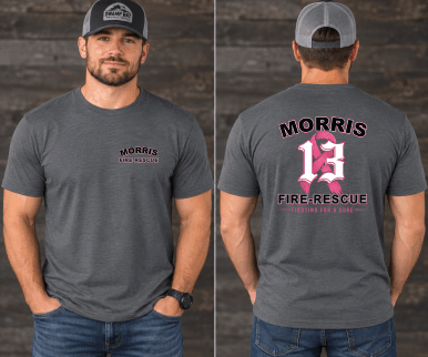 MORRIS FIRE BREAST CANCER SHIRT