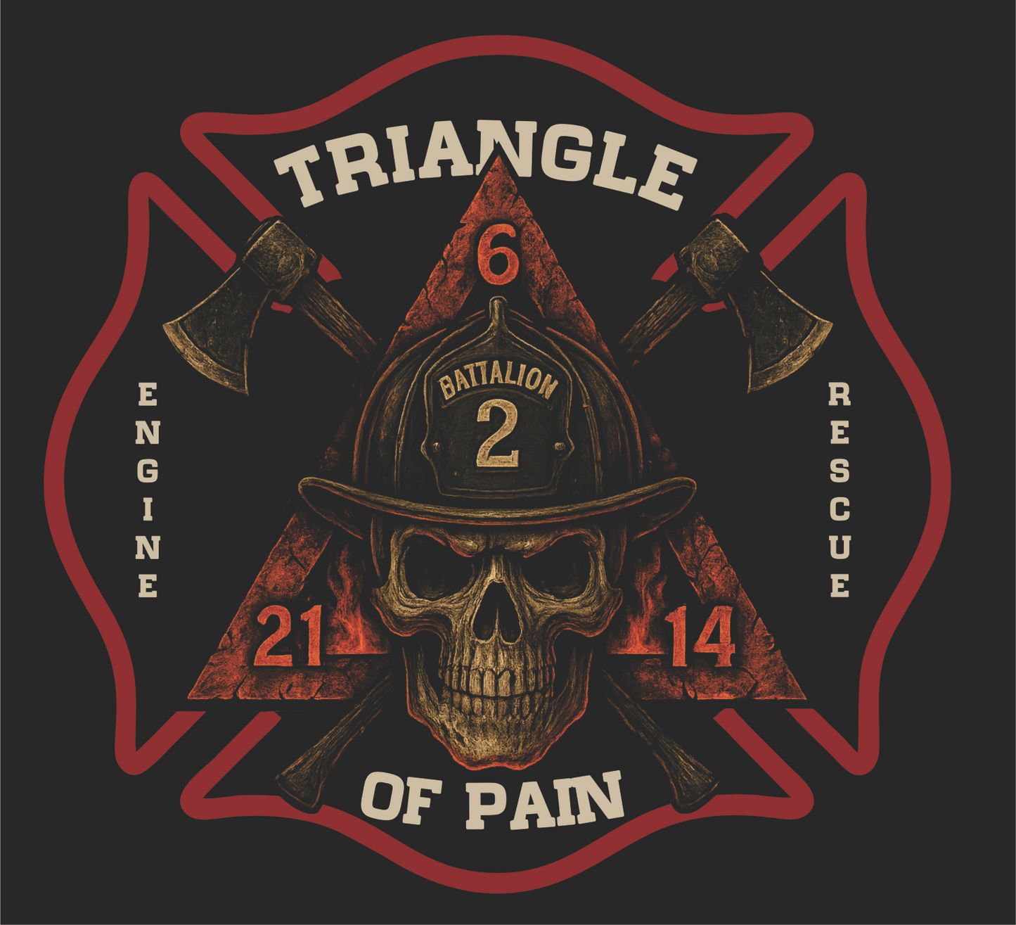 TRIANGLE OF PAIN (NOT APPROVED FOR DUTY WEAR)