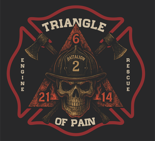 TRIANGLE OF PAIN (NOT APPROVED FOR DUTY WEAR)