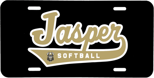 JASPER SOFTBALL CAR TAG DESIGN 3